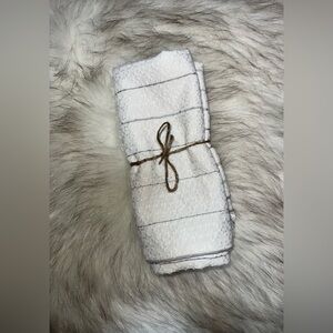 NWOT Quiet Gray Stripe Pillow Cover